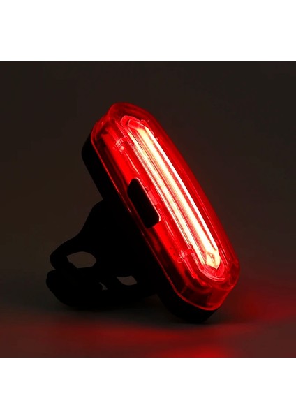B01-KIRMIZI Stil LED Bisiklet Bisiklet Işık 120 Lümen Bisiklet Arka Işık USB Şarj Edilebilir Dağ Bisikleti Arka Lambası Su Geçirmez Güvenlik Uyarı Lambası (Yurt Dışından)