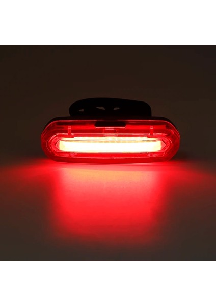 B01-KIRMIZI Stil LED Bisiklet Bisiklet Işık 120 Lümen Bisiklet Arka Işık USB Şarj Edilebilir Dağ Bisikleti Arka Lambası Su Geçirmez Güvenlik Uyarı Lambası (Yurt Dışından)