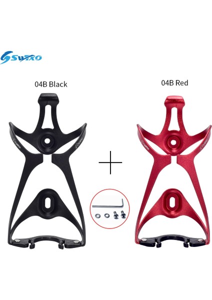 2 Adet Set B Tarzı Yeni Swtxo Bisiklet Su Şişesi Tutucu Hafif Alüminyum Alaşımlı Bisiklet Su Şişesi Kafes Katlanır Mtb Yol Bisikleti Için Parantez (Yurt Dışından)