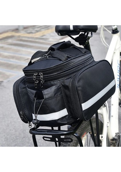 Kırmızı Stil Bisiklet Taşıma Çantası Mtb Bisiklet Rafı Çanta Gövde Pannier Bisiklete Binme Yağmurluklu Çok Fonksiyonlu Büyük Kapasiteli Seyahat Çantası (Yurt Dışından) fiyatları