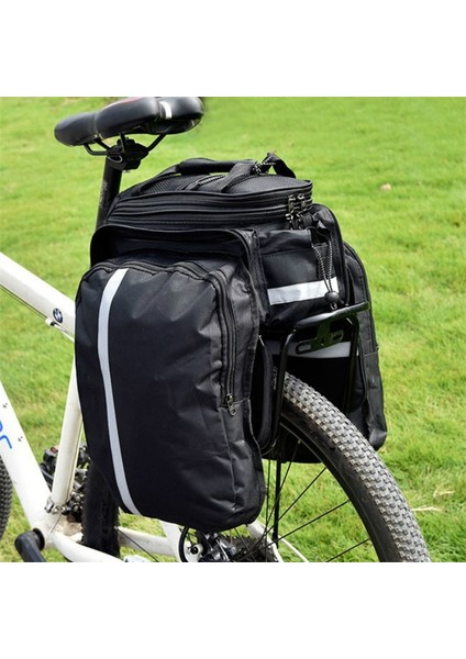 Kırmızı Stil Bisiklet Taşıma Çantası Mtb Bisiklet Rafı Çanta Gövde Pannier Bisiklete Binme Yağmurluklu Çok Fonksiyonlu Büyük Kapasiteli Seyahat Çantası (Yurt Dışından) fırsatları