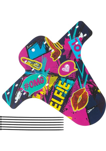 Tatlı Öpücük Tarzı Chooee Bisiklet Çamurluğu, Mtb Yol Bisikleti Frontrear Evrensel Çamurluk Uyumlu, 1 Adet (Yurt Dışından)