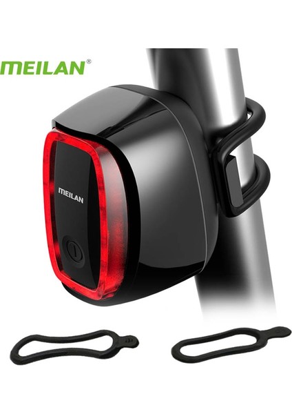X6G Xo Halka Stili Bisiklet Işığı Akıllı Fren Bisiklet Arka LED Arka Lambası USB Şarj Edilebilir Flaş Işığı Mtb Bisiklet Işıkları Fener Bisiklet Aksesuarları (Yurt Dışından)
