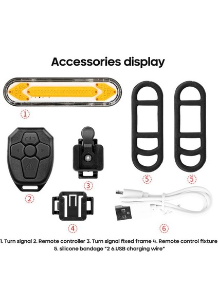Bir Stil Yol Mtb Bisiklet Arka LED Kuyruk Işık Kablosuz USB Uzaktan Kumanda Dönüş Sinyalleri Lazer Gece Bisiklete Binme Güvenlik Lambası Bisiklet Aksesuarları (Yurt Dışından) fırsatları