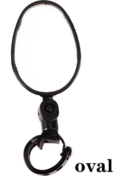 Elips Stili Evrensel Bisiklet Bisiklet Bisiklet Mtb Ayna Gidon Geniş Açı Dikiz Dikiz Bisiklet Aksesuarları Bisiklet Kask Aynası (Yurt Dışından)