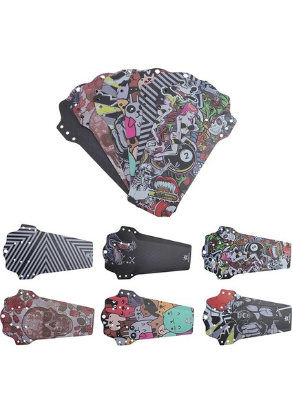 No.2 Tarzı Bisiklet Çamurlukları Karbon Fiber Renkli Önarka Lastik Tekerlek Evrensel Çamurluk Mtb Yol Bisikleti Kanatları Çamurluklar Bisiklete Binme (Yurt Dışından) modelleri