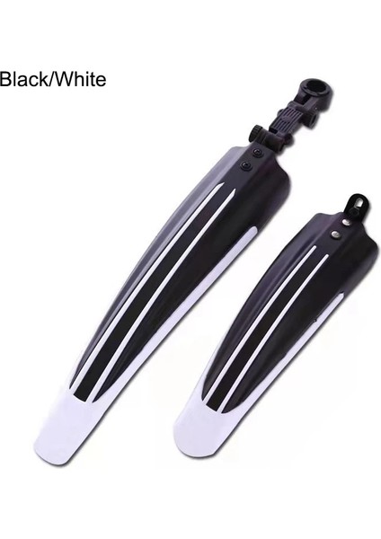 Siyah Beyaz Tarzı Çift Bisiklet Çamurluklar Dağ Yol Bisikleti Renkli Reçine Çamurluk Ön Arka Mtb Çamurluk Kanatları Bisiklet Aksesuarı Için (Yurt Dışından)