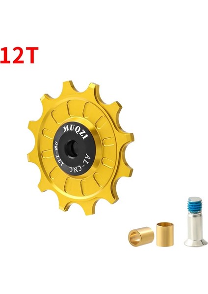 12T Glod Tarzı Muqzı T Arka Attırıcı Jokey Tekerleği Seramik Kasnak Mtb Kasnakları Yol Bisikleti Seramik Rulman Kılavuz Tekerleği (Yurt Dışından)