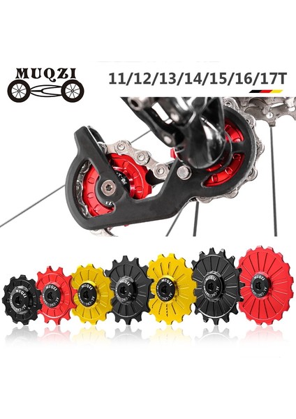 12T Glod Tarzı Muqzı T Arka Attırıcı Jokey Tekerleği Seramik Kasnak Mtb Kasnakları Yol Bisikleti Seramik Rulman Kılavuz Tekerleği (Yurt Dışından) fırsatları