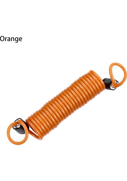 Turuncu Tarzı 150CM Yeni Alarm Disk Kilidi Güvenlik Bahar Hatırlatma Kablosu Bisiklet Motosiklet Scooter (Yurt Dışından)
