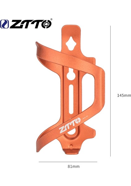 Turuncu Tarzı Bisiklet Şişe Kafesleri Bisiklet Bisiklet Alüminyum Alaşımlı Hafif Içecek Su Şişesi Rafı Sürme Renkli Su Isıtıcısı Tutucu Braketi (Yurt Dışından)