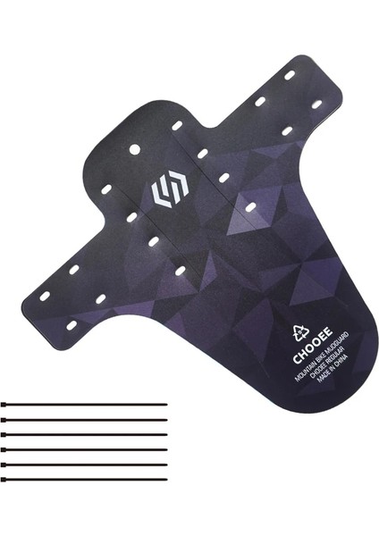 Gri Üçgen Stili Chooee Bisiklet Çamurluğu, Mtb Yol Bisikleti Frontrear Evrensel Çamurluk Uyumlu, 1 Adet (Yurt Dışından)