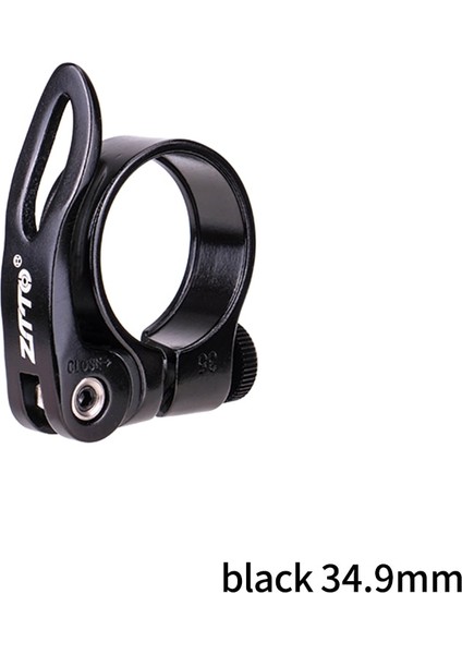 JX068 34.9 Siyah Stil Ztto Mtb Bisiklet Koltuk Direkleri Kelepçeleri Katlanır Bisiklet Hızlı Bırakma Koltuk Direği Kilit Kelepçesi Ultralight Montaj Yeni (Yurt Dışından)