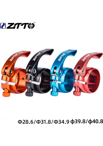 JX068 34.9 Siyah Stil Ztto Mtb Bisiklet Koltuk Direkleri Kelepçeleri Katlanır Bisiklet Hızlı Bırakma Koltuk Direği Kilit Kelepçesi Ultralight Montaj Yeni (Yurt Dışından)