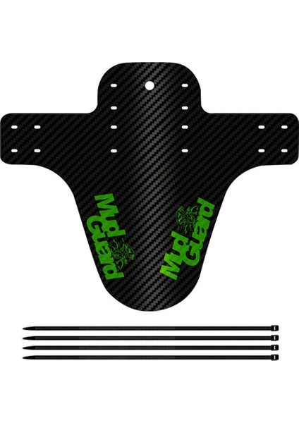 Yeşil Stil Yüksek Li Bisiklet Çamurlukları Karbon Fiber Ön Arka Bisiklet Çamurluk Mtb Dağ Bisikleti Kanatları Çamurluk Bisiklet Aksesuarları (Yurt Dışından)