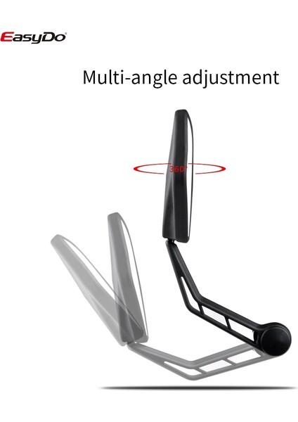 3172-1 Sol Stil Easydo Gelişmiş Bisiklet Dikiz Aynası Fiş Tasarımı Ayarlanabilir Sol Sağ Aynalar Bisiklet Bisikleti Geniş Menzilli Arka Görüş Reflektörü (Yurt Dışından) fırsatları