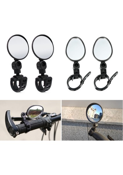 1 Adet B Tarzı M365 Evrensel Dağ Bisikleti Dikiz Aynası Accessori Için Bisiklet Dikiz Mi Derece Dönebilen Scooter Reflektör (Yurt Dışından)
