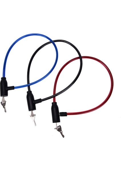 Rastgele Gönderme Stili 1 Takım Bisiklet Kablosu Hırsızlığa Karşı Bisiklet Bisiklet Scooter Emniyet Kilidi 2 Tuşlu 8 * 65CM (Yurt Dışından)