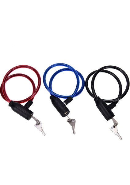 Rastgele Gönderme Stili 1 Takım Bisiklet Kablosu Hırsızlığa Karşı Bisiklet Bisiklet Scooter Emniyet Kilidi 2 Tuşlu 8 * 65CM (Yurt Dışından) modelleri