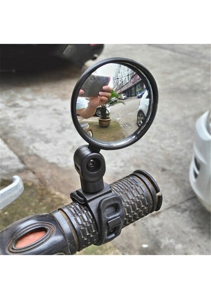 51 mm Stil 1 Adet Sıcak Yuvarlak Açık Bisiklet Aynası Silikon Kolu Güvenli Bisiklet Aksesuarı Dağ Bisikleti Dikiz Geniş Açı Dışbükey Ayna (Yurt Dışından)