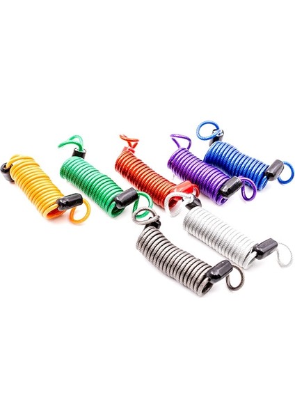 Şeffaf 2.5m Stili 1 Adet 1m.5m.5m Bisiklet Yaylı Kablo Kilidi Hırsızlığa Karşı Halat Alarm Disk Kilidi Bisiklet Güvenlik Hatırlatma Motosiklet Hırsızlık Koruması (Yurt Dışından) fırsatları