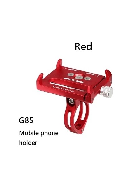 G85 Kırmızı Stil Gub Bisiklet Telefon Tutucu G81G83G85G86 Motosiklet Cep Telefonu Montajlı Scooter Akıllı Telefon Beşiği Bisiklet Gidon Telefon Desteği (Yurt Dışından)
