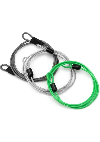 Koyu Gri Tarzı 100CM x 2mm Bisiklet Sporları Güvenlik Döngüsü Kablo Kilidi Bisikletler Bisiklet Scooter U-Kilidi (Yurt Dışından) fiyatları