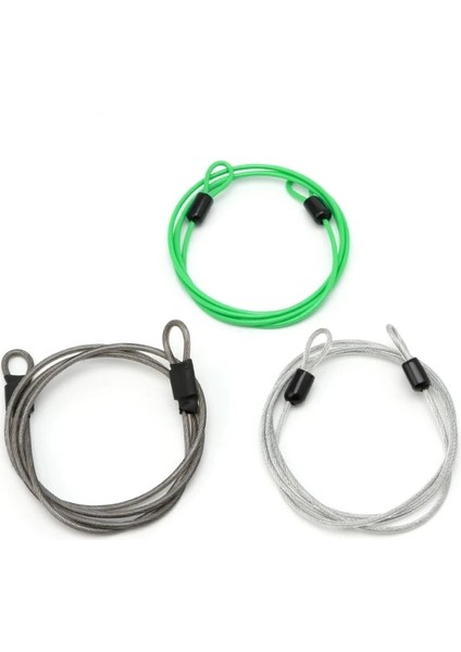 Koyu Gri Tarzı 100CM x 2mm Bisiklet Sporları Güvenlik Döngüsü Kablo Kilidi Bisikletler Bisiklet Scooter U-Kilidi (Yurt Dışından) modelleri