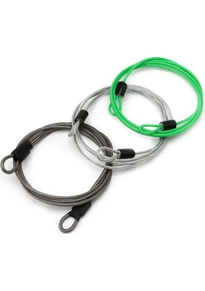 Koyu Gri Tarzı 100CM x 2mm Bisiklet Sporları Güvenlik Döngüsü Kablo Kilidi Bisikletler Bisiklet Scooter U-Kilidi (Yurt Dışından) fırsatları