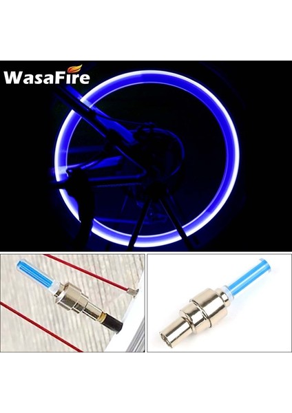 Kırmızı Stil Wasafire Bisiklet Valf Işıkları Tekerlek Telleri Lastik LED Bisiklet Işık Lastik Lastik Valf Kapakları Bisiklet Lanterna Lambası Mtb Bisiklet Aksesuarları (Yurt Dışından)