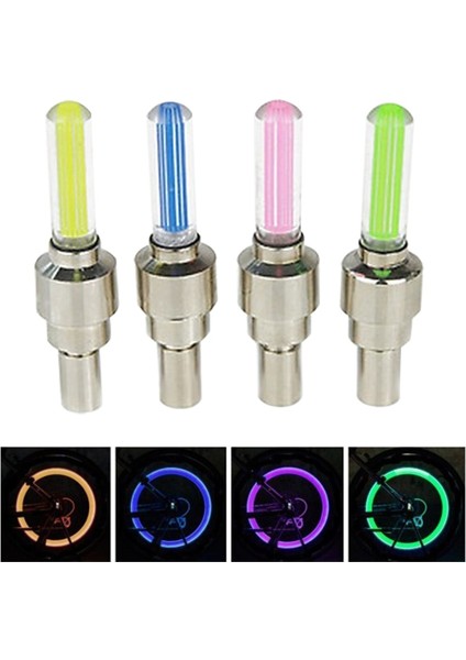 Kırmızı Stil Wasafire Bisiklet Valf Işıkları Tekerlek Telleri Lastik LED Bisiklet Işık Lastik Lastik Valf Kapakları Bisiklet Lanterna Lambası Mtb Bisiklet Aksesuarları (Yurt Dışından)