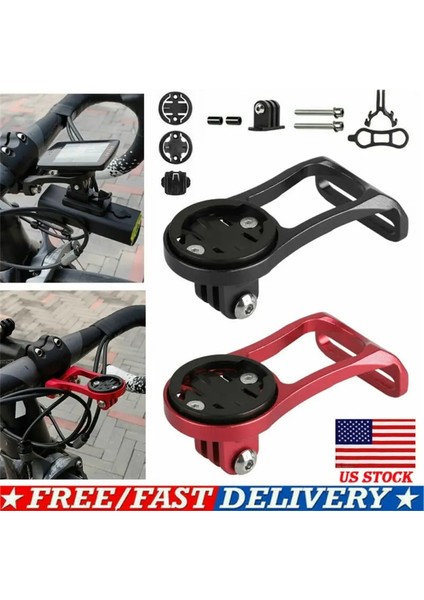Kırmızı Stil Mtb Yol Bisiklet Bilgisayar Kamera Montaj Tutucu Out Ön Bisiklet Kök Uzatma Garmin Bryton Cateye Gopro Işık Için Destek Tutucu (Yurt Dışından) fiyatları