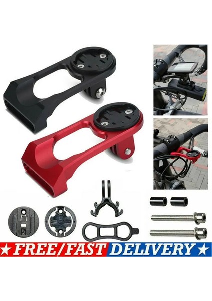 Kırmızı Stil Mtb Yol Bisiklet Bilgisayar Kamera Montaj Tutucu Out Ön Bisiklet Kök Uzatma Garmin Bryton Cateye Gopro Işık Için Destek Tutucu (Yurt Dışından) modelleri