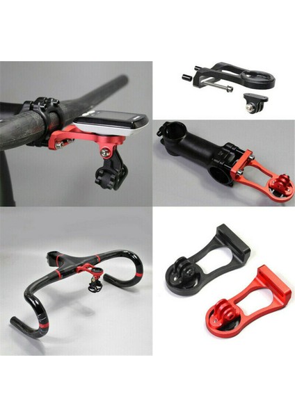 Kırmızı Stil Mtb Yol Bisiklet Bilgisayar Kamera Montaj Tutucu Out Ön Bisiklet Kök Uzatma Garmin Bryton Cateye Gopro Işık Için Destek Tutucu (Yurt Dışından) indirimleri