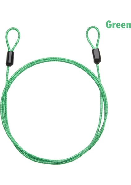 Yeşil Stil Açık Bisiklet Kilidi Motosikletler Için Scooter Cha Yeni Güvenlik Hırsızlığa Karşı Güçlü Örgülü Çelik Kablo Tel Halat 100CM'' (Yurt Dışından)