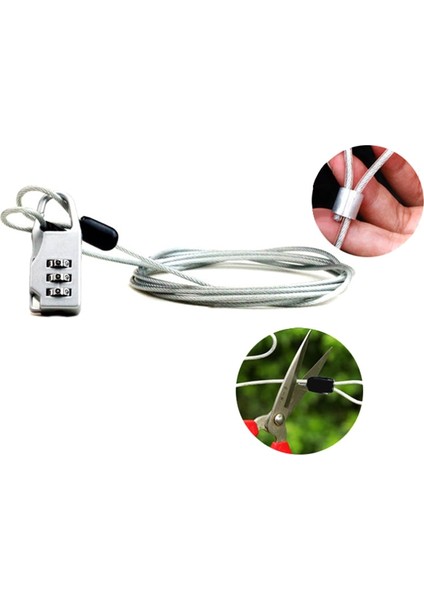 Gösteri Stili Olarak Hırsızlığa Karşı Şifreli Kilit Çelik Kablo Bagaj Güvenlik Koruyucu Bisiklet Zinciri Kilitleri Sırt Çantası Asma Kilit SAL99 (Yurt Dışından) modelleri