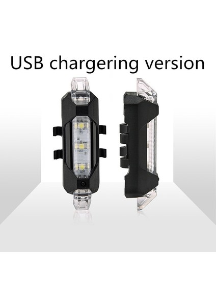 Beyaz 02 Tarzı Bisiklet Işığı Su Geçirmez Arka Kuyruk Işığı LED USB Şarj Edilebilir Dağ Bisikleti Bisiklet Işığı Arka Kuyruk Lambası Güvenlik Uyarı Işığı Luz Trasera (Yurt Dışından)