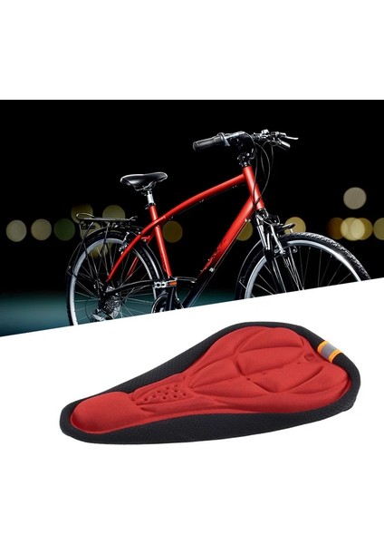 02 Mavi Stil Dağ Bisikleti Eyer Nefes Alabilir Minder Örtüsü 3D Sünger Polimer Bisiklet Eyer Koltuk Yol Bisikleti Kalınlaşmış Yumuşak Bisiklet Koltuk Pedi (Yurt Dışından) indirimleri