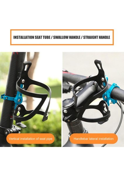 Kırmızı Stil Bisiklet Su Şişesi Tutucu Adaptörü Alüminyum Alaşımlı Gidon Su Bardağı Raf Braketi Klip Kelepçe Bisiklet Aksesuarları (Yurt Dışından) fiyatları