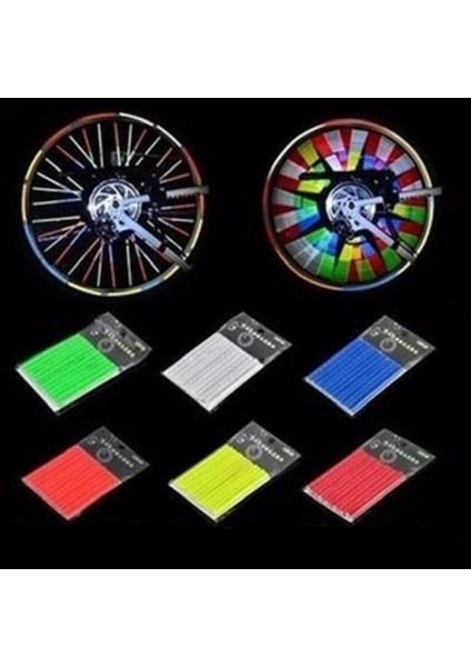 Kırmızı Stil Bisiklet Tekerleği Işık Bisiklet Reflektör Dıy Tekerlek Konuştu Koruyucu Mtb Bisiklet Dekorasyon Kapakları 6 Renk Bisiklet Aksesuarları (Yurt Dışından) modelleri