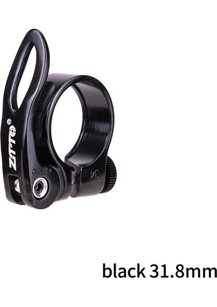 JX068 31.8 Siyah Stil Ztto Mtb Bisiklet Koltuk Direkleri Kelepçeleri Katlanır Bisiklet Hızlı Bırakma Koltuk Direği Kilit Kelepçesi Ultralight Montaj Yeni (Yurt Dışından)