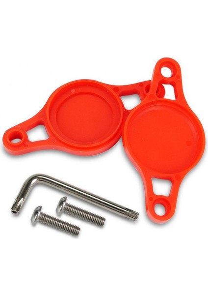 Kırmızı Stil Bisiklet Hava Etiketi Şişe Kafesi Tutucu Braketi Koruma Kapağı Bisiklet Gizli Konumlandırma Anti-Kayıp Izleyici Bisiklet Şişe Tutucu (Yurt Dışından)