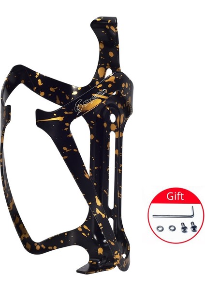 Type2 Siyah Stil Swtxo Bisiklet Şişe Kafeslerialüminyum Alaşımlı Hafif Bisiklet Içecek Su Şişesi Rafı Renkli Bisiklet Su Isıtıcısı Tutucu Braketi (Yurt Dışından)