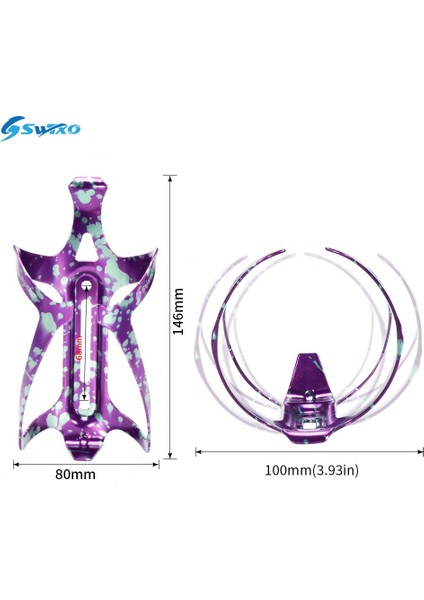 Type2 Siyah Stil Swtxo Bisiklet Şişe Kafeslerialüminyum Alaşımlı Hafif Bisiklet Içecek Su Şişesi Rafı Renkli Bisiklet Su Isıtıcısı Tutucu Braketi (Yurt Dışından) indirimleri