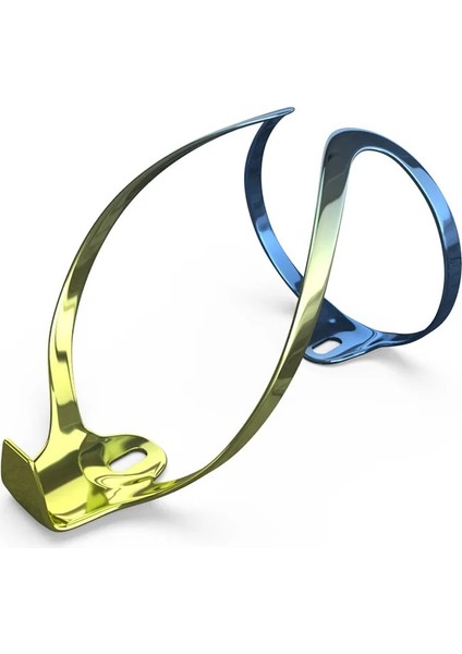 U Şekli Mavi Altın Stili Gradyan Renkli Bisiklet Alüminyum Şişe Kafesi Mtb Yol Çakıl Bisikleti Su Şişesi Tutacağı Kaplama Renkli Metal Hafif 1 Adet (Yurt Dışından) modelleri