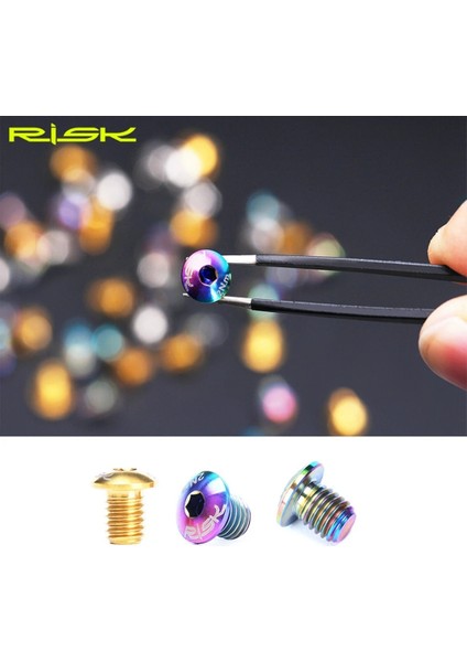 4 Adet-Titanyum Tarzı Bisiklet Fren Kolu Için Bisiklet Kapak Cıvataları Titanyum Alaşımlı Yağ Silindir Kapak Cıvataları Disk Sabit Vidalı Bisiklet Hidrolik Aksesuarları (Yurt Dışından)