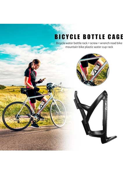 B Tipi Siyah Stil Bisiklet Su Şişesi Tutacağı Mtb Yol Bisikleti Su Isıtıcısı Desteği Vidalı Stand Braketi Bisiklet Içecek Bardak Tutucu Bisiklet Aksesuarı (Yurt Dışından) modelleri