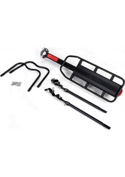 Siyah Stil Bisiklet Turu Taşıyıcı 110LBS Çabuk Açılan Ayarlanabilir Arka Kargo Rafı Bisikletler Için Çerçeveye Monte Raf 24 "-29" Bisiklet Aksesuarları (Yurt Dışından)