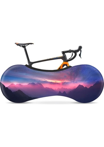 No.7 Tarzı Moda Elastik Bisiklet Örtüsü Peyzaj Serisi Bisiklet Kapalı Toz Kapağı 26 "- Yol Bisikleti Bisiklet Bisiklet Aksesuarları (Yurt Dışından)