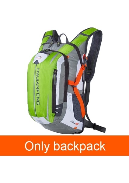 Sadece Yeşil Çanta Stili Erkekler ve Kadınlar Için 18L Doğa Sporları Bisiklet Sırt Çantası Bisiklet Ekipmanları Tırmanma Yürüyüş Sürme Bisiklet Bisiklet Su Torbası Sırt Çantası (Yurt Dışından)